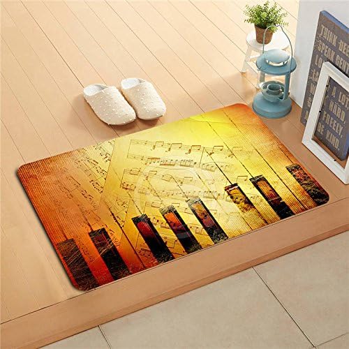 K&amp;!141 Custom Piano key patterns #a Doormat Home Decor Door mat Floor Mat Bath Mats foot pad J-725F141wg
