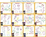 GROS DESTOCKAGE ! Original Fancy Bandz : nouvelle collection Première série : 12 paquets de bracelets forme de qualité (144 bracelets dans ce lot !)! Thématiques : Princesses, sport, animaux, insectes, alphabet, chiffres, symboles, miltaires, cow boy, plage, médical et rock