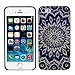 Doinshop (TM) Cute Fashion Blue Aztec Tribal Pattern Hard Skin Case Cover for iPhone 5 5S 5G