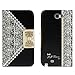 ABC Black Fashion Girl Woman Fresh Sweet Cute Flip Wallet Leather Case Cover for Samsung Galaxy Note 2 N7100 (11)