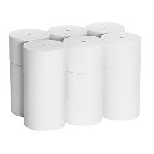 Angel Soft ps 193-72 Compact 4.05" Length, 3.85" Width, 5.75" Roll Diameter Coreless High Capacity 2-Ply Premium Bathroom Tissue (Roll of 18)