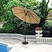 Abba Patio 9-Feet Sunbrella Fabric Patio Umbrella Outdoor Table Umbrella with Auto Tilt and Crank (Light Beige)