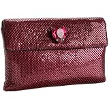 Whiting & Davis Crystal Flap Clutch