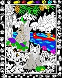 Howling Wolves - 16x20 Fuzzy Velvet Poster