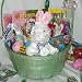 Deluxe Kids Green Easter Gift Basket - Candy, Games, Coloring, Activites, FUN! And a Webkinz Lil Kinz!