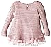 Bonnie Baby Baby Girls' Knit Hi Low Mesh Ruffles Legging Set