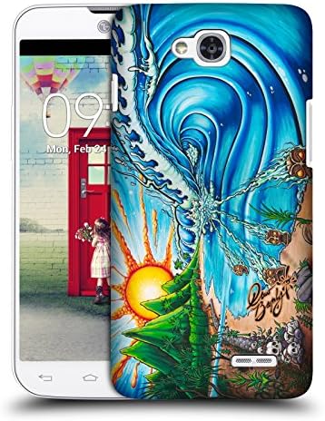 Official Drew Brophy Wall of Skulls Surf Art 2 Hard Back Case for LG L90 Dual D410