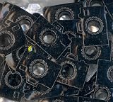 EyeLets Etc 3/16 Inch Top Painted Camera Shaped Eyelets Assortment, Pack of 50