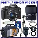 Dental-Medical Digital SLR OutFits: Canon Rebel XSi (a.k.a 450D Camera Body) [Body] + Sigma Flash Macro Ring EM-140 DG for Canon SLR Cameras + Sigma 105mm f/2.8 EX DG Medium Telephoto Macro Lens + Willoughby's Dental/Medical Accessory Bundle