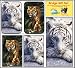 Bridge Gift Set - Tigers on the Prowl - Double Deck Playing Cards - Score Pad - 2 Sets of Tallies