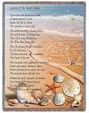 Legend of the Sand Dollar Throw - 70 x 54 Blanket/Throw