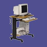 Workstation, 29 1/2 x 18 7/8 x 29 1/2 to 37 3/8, Gray (FXI06722)