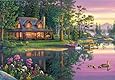 MasterPieces Lakeside Retreat EZ-Grip Jigsaw Puzzle, 1000-Piece