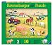 Ravensburger 03636 - Kunterbunter Bauernhof, 10 Teile Holzpuzzle