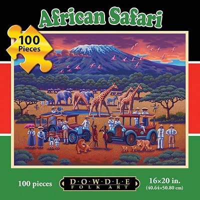 African Safari 100pc 16x20 Jigsaw Puzzle by Eric Dowdle