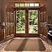House, Home and More Skid-Resistant Carpet Indoor Area Rug Floor Mat - Toffee Brown - 3 Ft X 5 Ft - Non Slip Rubber Backing, Stain Resistant, Dog Friendly, Living Room Bedroom Kitchen Entryway