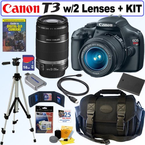 Canon EOS Rebel T3 12.2 MP CMOS Digital SLR Camera 