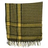 Flush Fashion Checkered Scarf - Yellow W31S46A Flush Fashion Checkered Scarf - Yellow W31S46A