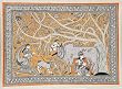 Original Art from India Madhubani Folk Paintings Home Decor Organic Color Paper 22 x 30 inches