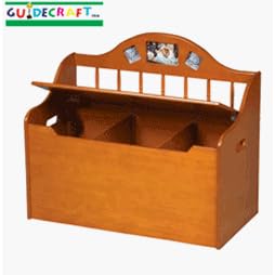 Click here to buy Spindle Toy Chest - Honey by Guidecraft.
