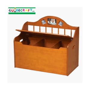 Spindle Toy Chest - Honey