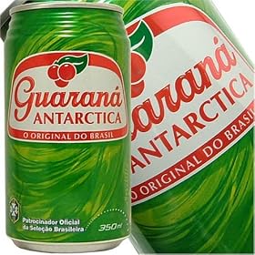 Guarana Antarctica Brazilian Soft Drink Twelve 12 Ounce Cans