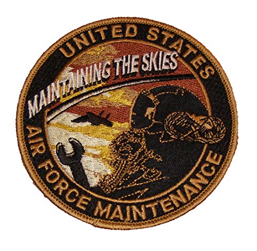 USAF Maintaing The Skies Air Force Maintenance Patch - Veteran Owned Business