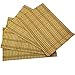 KarbTech Bamboo Placemats Natural environmentally friendly bamboo Attractive appearance Decoration for your table dining Universal appointment - Dimensions: 12