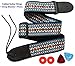 Acoustic Electric Guitar Strap High Quality Woven Cotton With Patterns + Free Picks (From Magik Wagon)