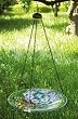 Delicate Bouquet Hanging Birdbath