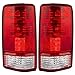 Driver and Passenger Taillights Tail Lamps Replacement for Dodge SUV 55157151AG 55157150AC
