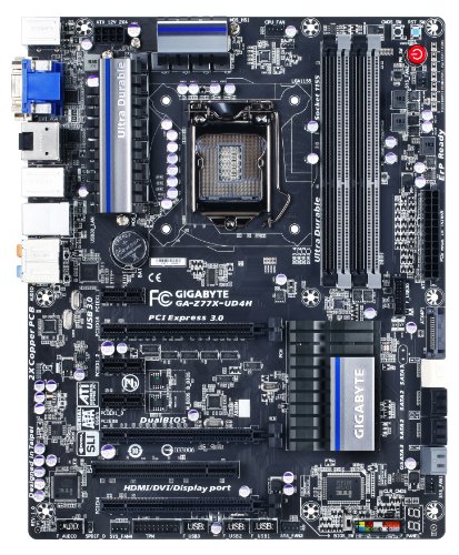 Gigabyte LGA 1155 DDR3 1600 Intel Z77 SLI HDMI SATA 6Gb/s USB 3.0 ATX Intel Motherboard with UEFI BIOS GA-Z77X-UD4H On Sale