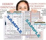 from Hebrew World USA The Hebrew Essentials - Chart and Audio CD Set to solidify your grasp on Hebrew grammar and reading