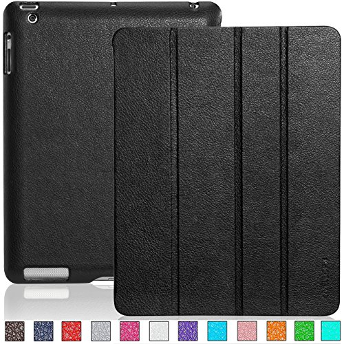 Invellop black leatherette case cover for ipad 2 / ipad…