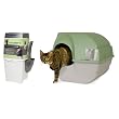 PAQUETE: CONTENEDOR para RESIDUOS LITTER LOCKER II y ARENERO OMEGA PAW SELF-CLEANING