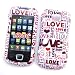 Samsung Galaxy 3 i5800 Snap On Protector Hard Case "Love Love Love" Design
