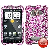 Pink Stardust Elite Diamonds Protector Case for HTC EVO 4G Sprint