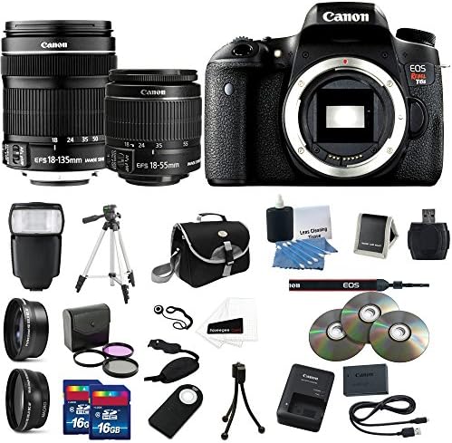 Canon EOS Rebel T6s Digital SLR with EF-S 18-135mm IS STM LensComplete Ultimate Professional Camera Accessory Bundle