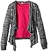 Speechless Big Girls' Cozy with Layering Top and Necklace