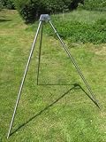 Schwenkgrill / Dreibeingrill Edelstahl 180 cm teilbar