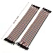 30CM M/M Jumper Wires,Michael Josh Breadboard 80 Pin Male to Male Ribbon Cables Kit(2 X 40 Pcs)