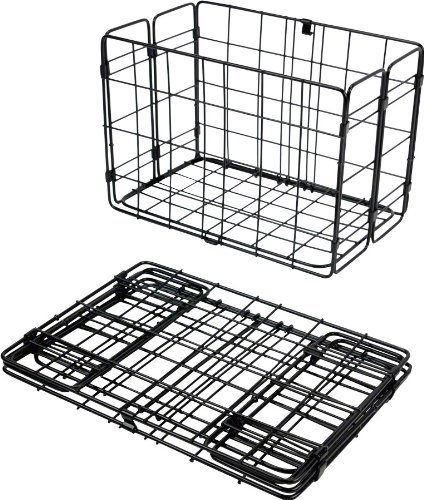 Bicycle Rear Rack Grocery Baskets, Folding - Wald 582 (Set of 2)