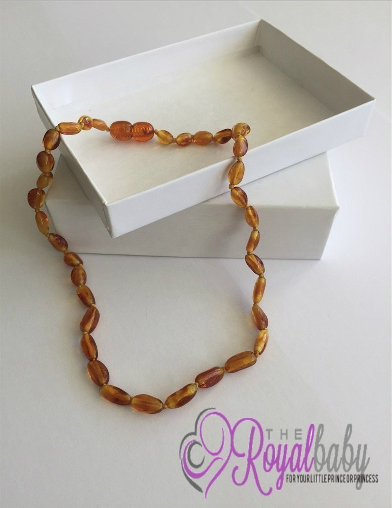 Amazon.com : Baltic Amber Teething Necklace for Babies (Honey ...