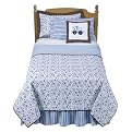 Tiddliwinks Dot Brown & Blue Bedding Collection