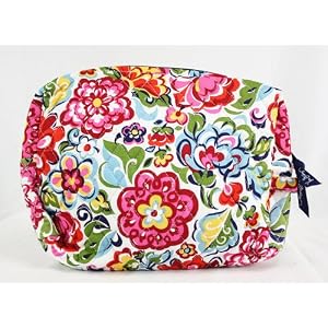 Vera Bradley Large Cosmetic Bag Hope Garden