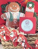 Coffee Pod Assortment Gourmet Gift Basket with 100% Kona Coffee Pods - Our Famous KONA-PODS & Happy Gingerbread Man!