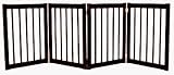 Dynamic Accents 42423 - 32 Inch 4 Panel Free Standing EZ Gate - Black