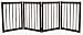 Dynamic Accents 42423 - 32 Inch 4 Panel Free Standing EZ Gate - Black