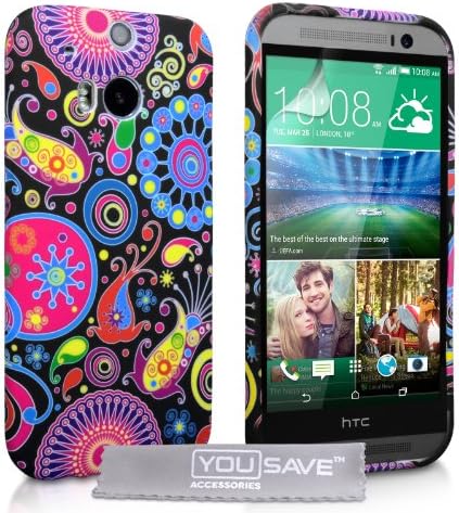 Yousave Accessories The New HTC One M8 (2014) Case Jellyfish Silicone Gel Cover