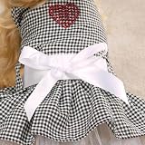 Extra Small Gingham Bling Sundress Dog Dress